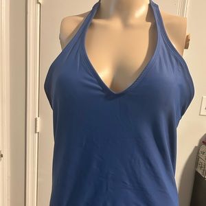 PB Basics one piece halter top bathing suit